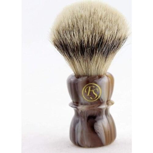 FS-#BE20-FH58, Best Badger Shaving Brush with Faux Horn Handle, Knot 20mm+FREE STAND+FREE SHIPPING