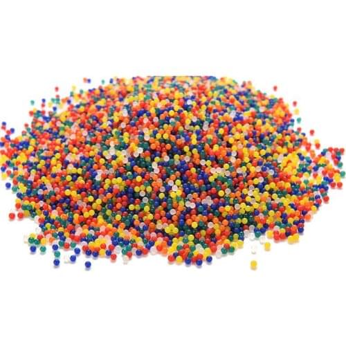 10000pcs/bag Water Beads Pearl Shaped Crystal Soil Hydrogel Mud Grow Bio Gel Ball For Flowers Plant Gun Aqua Gel Beads Polymer