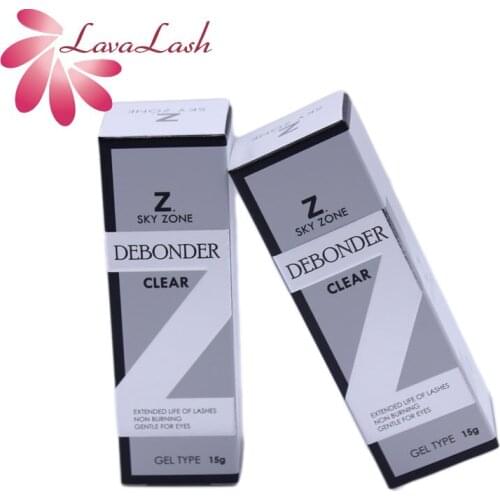 2 Bottles Sky Zone Debonder Fast Sensitive Eyelash Extender Gel Makeup Remover 15g Eyelash Shop Fake Eyelashes Wholesale Korea
