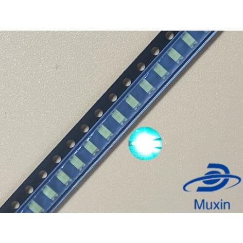 200PCS 3216 1206 Ice Blue 0.01W Super Ultra Bright SMD LED Indication smd 1206 led clear blue 1206 diodes