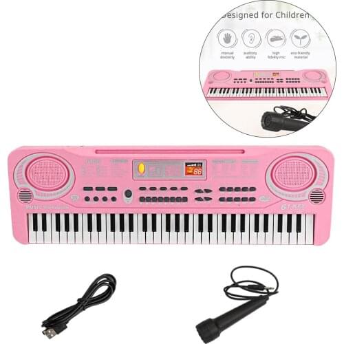 61 Keys USB Electronic Keyboard Musical Digital Piano Portable Kids Gift