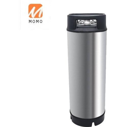 New 304 Stainless steel 5 Gallon 19 Liter Cornelius Ball Lock Beer Keg Draft Beer Barrel with Rubber Handle
