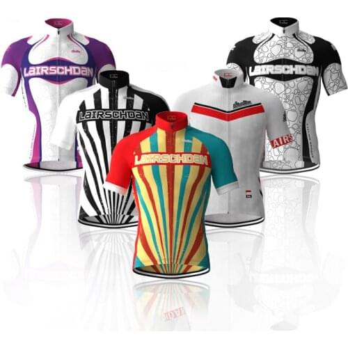 LairschDan Men Cycling Jersey MTB Racing Clothing 2021 Bicycle Team Riding Shirts Short Sleeve Bike Wear Maillot Ciclismo Hombre