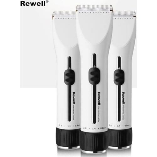 Original Rewell F35 Electric hair clipper Professional Hair trimmer White hair cutterSharp ceramic knives 100-240v