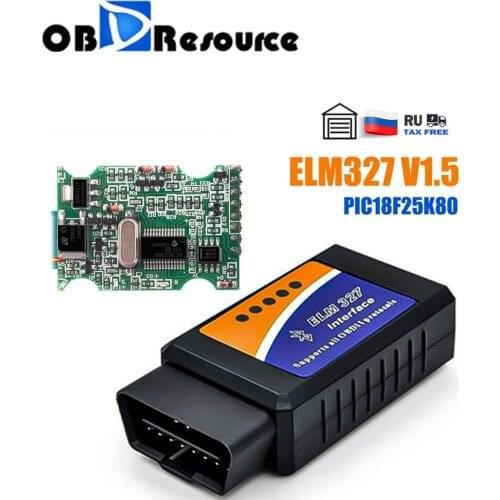 Mini BT ELM327 OBD Scanner V2.1 V1.5 For iPhone Android Bluetooth Automotive elm 327 OBD2 Diagnostic Scanner Tool Code Reader