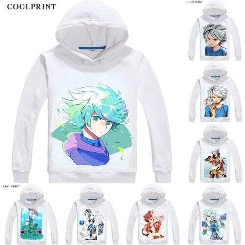 Coolprint Suzuno Fuusuke Mens Hoodies Inazuma Eleven Diamond Dust Men Sweatshirt Streetwear Anime Hoodie Printed Long Hooded