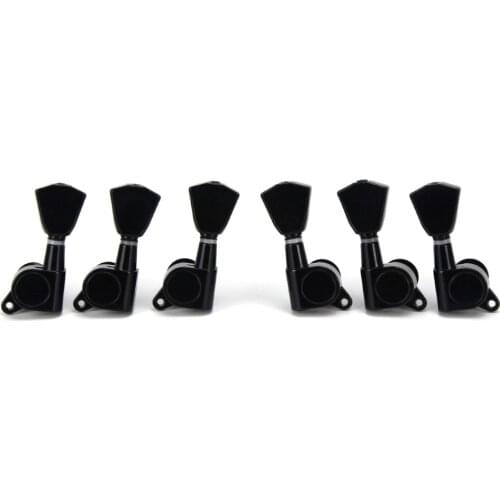 NEW Set of 3L3R Tuning Keys Electric Guitar String Tuning Pegs Machine Heads Tuners Black for LP