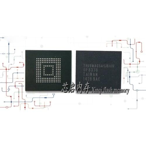 New Original 2PCS/LOT THGBMAG5A1JBAIR THGBMAG5A1JBAIR 4G153BGA BGA153Ball EMMC4.5 4.5 4GB BGA153