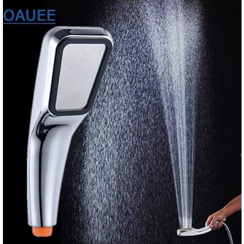 Oauee 300 Hole Square High Pressure Bathroom Rainfall Shower Head Handheld Shower Water Saving Shower Head Filter Sprayer Head