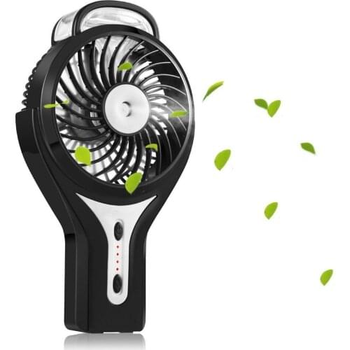 Handheld Mini USB Beauty Humidifier Misting Fan Water Spray Fan Rechargeable Portable Personal Cooling Mist Humidifier Fan