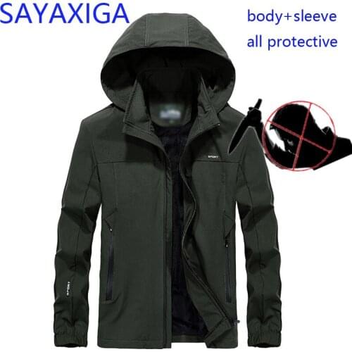 Self Defense Security Anti-cut Stab Resistant Jackets bodyguard Stealth Defense Outwear Police Personal Tactics Cut-proof outfit