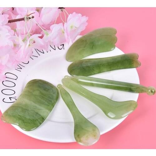 Natural Resin Beeswax Massage Guasha Scraper for Face Neck Body Guasha Scraper SPA Therapy Massage Board Face Skin Care Tools