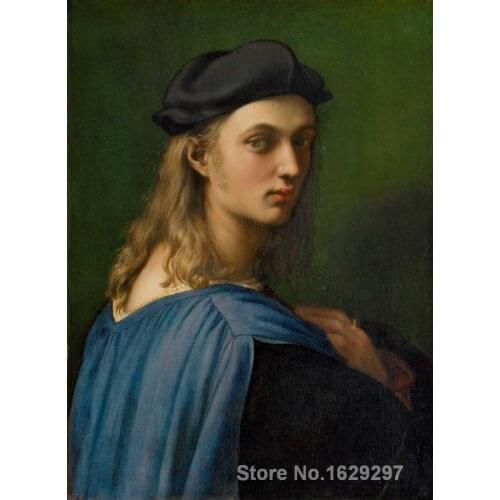 Modern painting for dining room Portrait of Bindo Altoviti Raphael sanzio High quality Hand painted
