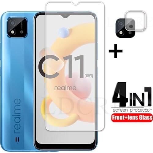 Glass For Realme C11 2021 Glass Tempered Glass for Realme C21 Camera glass Screen Protector Film For Realme C20 C25 C11 C12 C17