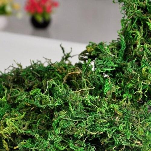 Dried Artificial Moss Lining Decor Flower Hanging Baskets Gardening Crafts B88