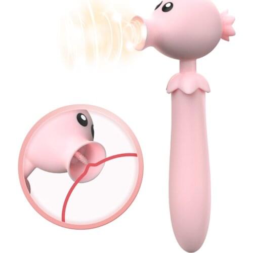 EXVOID Sucking Vibrator for Women Female Masturbator Silicone Dildo Vibrator Sex Toys for Women Oral Sucker G Spot Massager