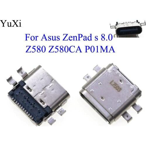 YuXi Micro USB Charging jack Connector Socket charger Port type c For Asus ZenPad 10 s 8.0 P01MA Z580 Z580CA Dock plug type-c