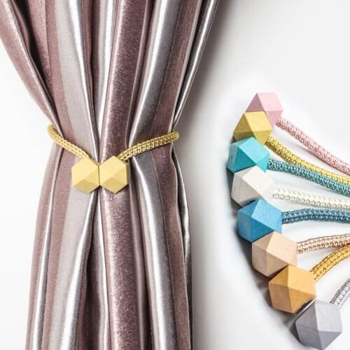 1 Pc Curtain Clip Tieback Buckle Clips Creativity Curtain Tieback Hanging Ball Buckle Tie Back Curtain Accessories Home Decor