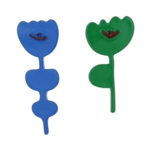 10 pair/lot high quality fashion jewelry metal rose flower anime earrings for women 2020