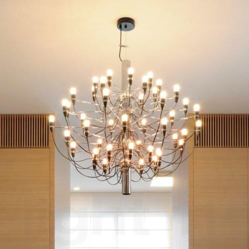 18/ 30/ 50 Lights Gino Sarfatti Pendant Lamp Lights Home Living Room Dining Room Bedroom Ceiling Lighting Chandelier PA0046