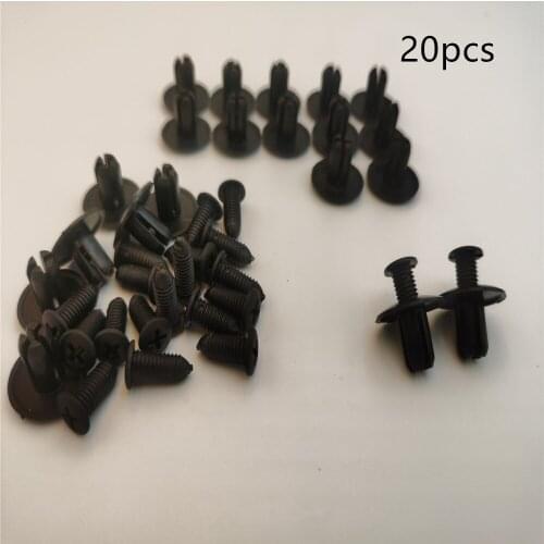 20pcs Car Door Trunk Rack Bumper Screw Clip Clasp Fastener For BMW E70 X5 M M3 M8 M550i E38 E91 E53 M550d M4 M3 E92