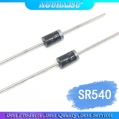 20PCS SR540 40V 5A DO-15 schottky diode