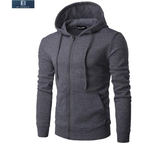 Мужские толстовки на молнии EL BARCO China At AliExpress