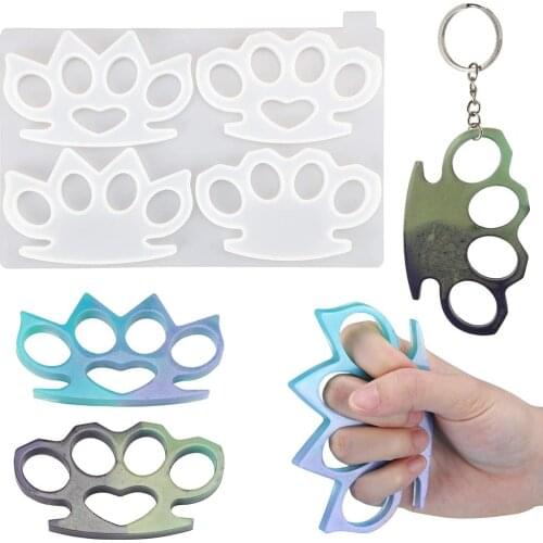 3D Knuckles Resin Molds DIY Finger Keychain Mold Ring Silicone Casting Molds for Jewelry/Keychain/Handmade Gift Making