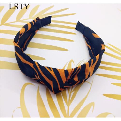 Internet Hot Style Leopard Print Headband Cute And Sweet Headband Korean Creative Fresh Wild Female Headband