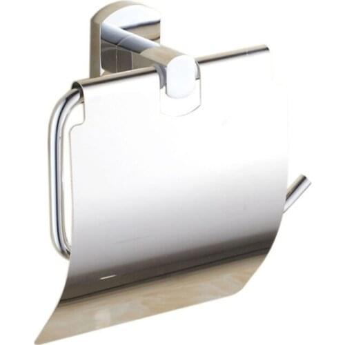 Copper Paper Box Roll Holder Toilet Paper Holder Tissue Box Bathroom Accessories Chrome