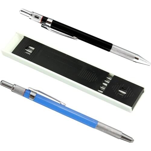 Metal Mechanical Pencil Drawing Pencil School 2.0mm with Refill Student Stationery for Household School Children Ornaments