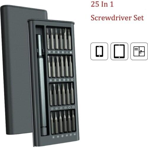25 In 1 Screwdriver Set Magnetic Phillips Torx Hex Precision Screw Bits Removable Household Repair Hand Tools For Phone
