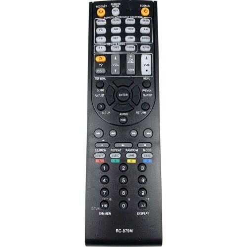 New RC-879M Replace Remote Control for Onkyo AV Receiver TX-SR333 TX-NR535 HT-R393 HT-R593 HT-S3700 HT-S5700 TX-NR535