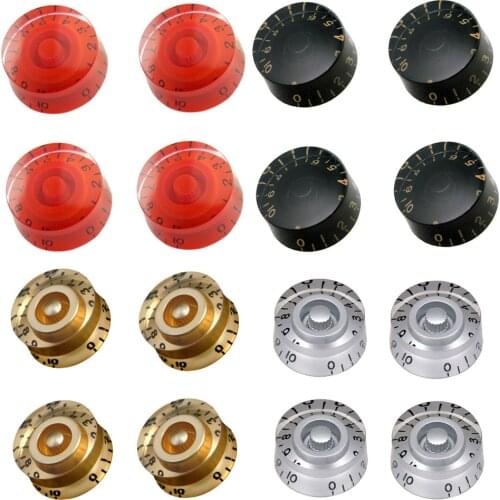 4pcs Electric Guitar Potentiometer Cap Guitar Volume Tone Knob Buttons for EPI LP Guitar Musical Instrument Accessories