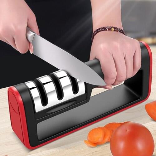 3 Stages Professional Knife Sharpener Sharpening Stone Grinder Knives Whetstone Tungsten Diamond Ceramic Sharpener Tool