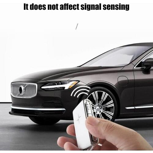 Sale New Anti- Shockl Metal Keychain Protective Cover Remote Control Key Shell Cover Smart Keychain Buckle Bag Modification