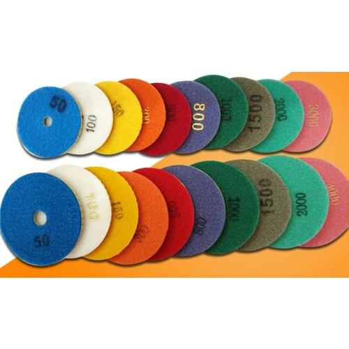 4inch Sanding Grinding Disc Wet Diamond Polishing Pad Circular Sandpaper Flexible Granite Marble Abrasive Tool Accessories