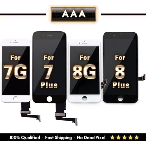 5 PCS Wholesale prices LCD For iPhone 7G 7 Plus Display Touch Screen Digitizer Assembly For iPhone 8G 8P Replacement LCD