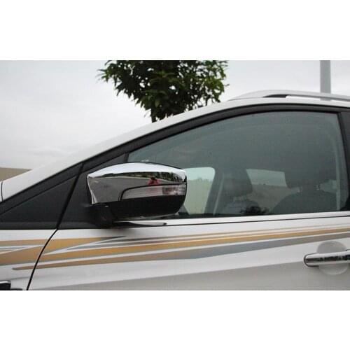 Car styling For Ford Kuga 2018 Car-covers High-quality ABS Chrome Rearview mirror cover Trim/Rearview mirror Decoration