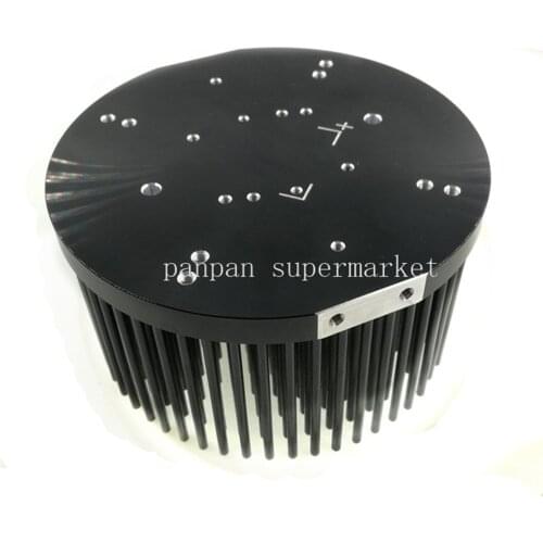 SZRZGT Round D140mm Pre-drilled led pin fin heatsink fit for Cob cxb3590 led chip heat sink diy indoor
