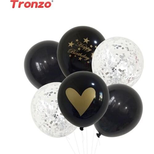 Tronzo Happy Birthday Balloon 6Pcs/10inch/Latex/Balloons Birthday Party Decorations Kids Gifts Birthday Party Supplies