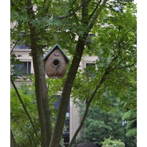 Outdoor Villa Resin Simulation Bird Nest Pastoral Ornaments Garden Courtyard Figurines Crafts Park Balcony Bird House Decoration