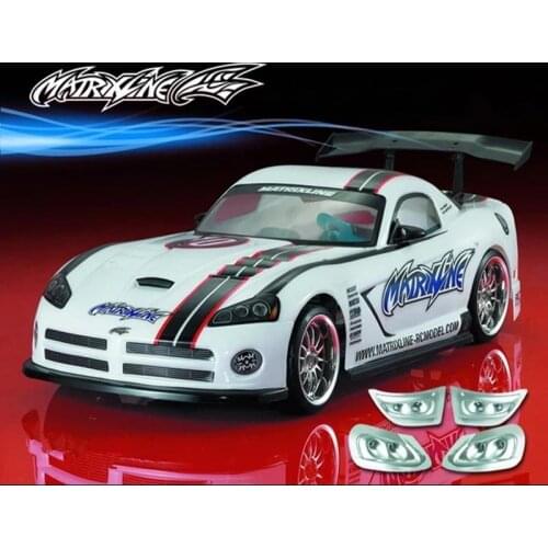 1set viper SRT10 ACR-X drift RC PC body shell 195 width Transparent clean no painted drift shell body RC hsp hpi trax Tamiya