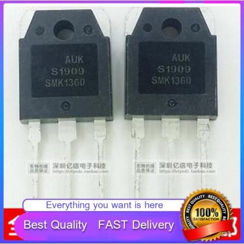 10Pcs/Lot New Original SMK1360 Power ManagementField Effect Transistor TO-3P Good Quality