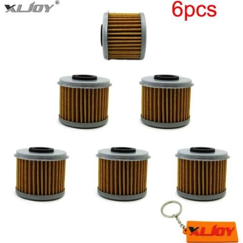 6x Oil Filter For Honda CRF450R 2002 2003 2004 2005 2006 2007 2008 2009 2010 2011 2012 2013 CRF250X CRF450X CRF250R TRX450R