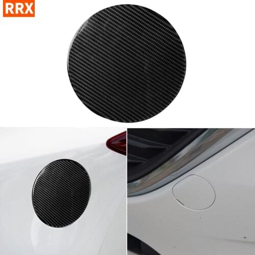 For Mazda3 Mazda 3 Axela BM BN 2013-2018 Car Accessories Carbon Fiber Gasoline Fuel Tank Cap Cover 3D Body Protection Sticker