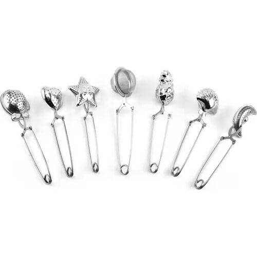 Tea Infuser Stainless Steel Sphere Mesh Line Handle Tea Ball Bulk Tea Filter Tea Drip Handle Seasoning Pot Ball Infuser