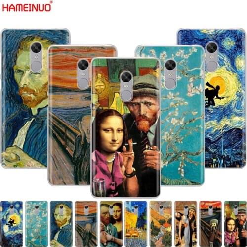 HAMEINUO Van Gogh Star funy Cover phone Case for Xiaomi redmi 5 4 1 1s 2 3 3s pro PLUS redmi note 4 4X 4A 5A