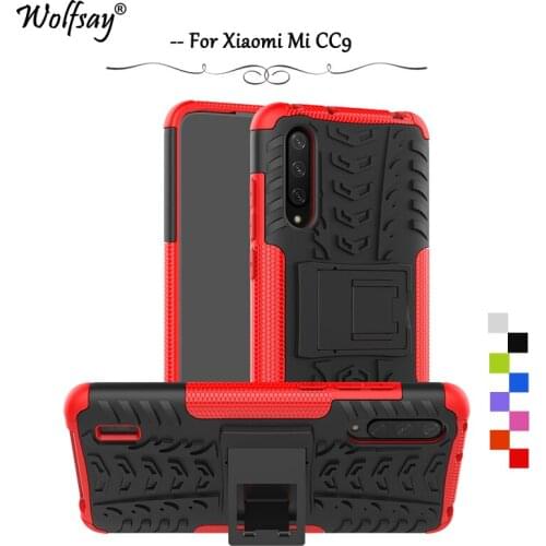 For Xiaomi Mi CC9 Case Shockproof Armor Rubber Hard Back Phone Case For Xiaomi Mi CC9 Protective Cover For Xiaomi Mi CC9 Fundas