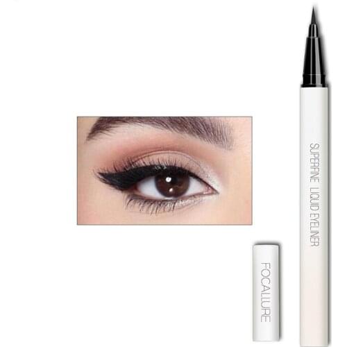 Black liquid eyeliner pen waterproof 24-hour long eye makeup smooth ultra-fine